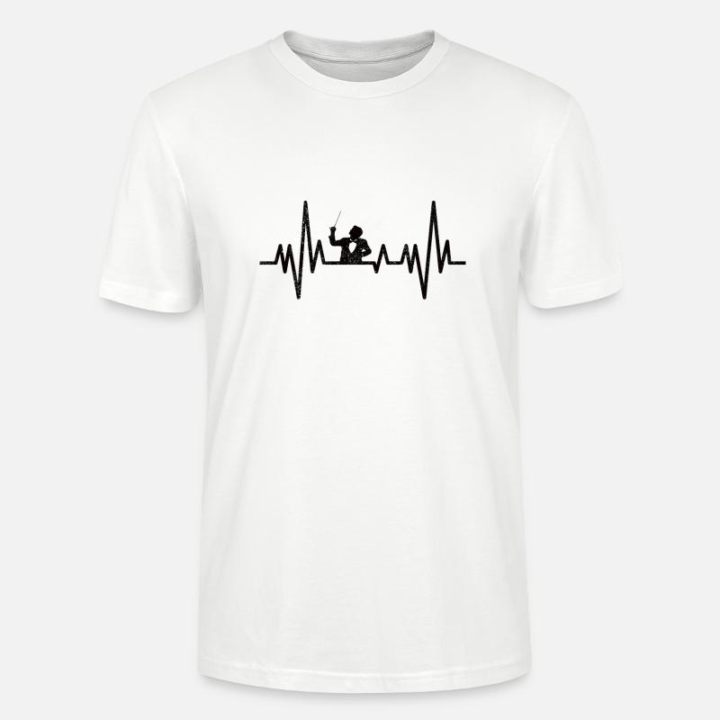 Dirigenten Geschenk Dirigent Musik Dirigieren - Stanley/Stella Unisex Bio-T-Shirt CRAFTER - Weiß