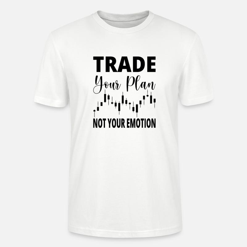 Trade your Plan Bitcoin - Stanley/Stella Unisex Bio-T-Shirt CRAFTER - Weiß