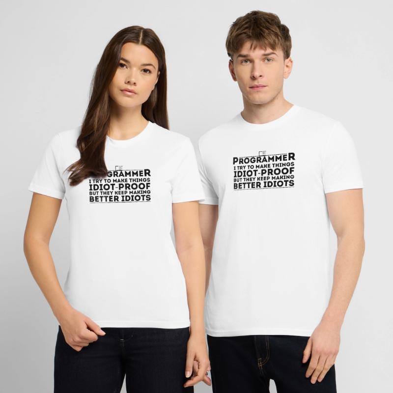 Funny Programmer Humor Computer Coder Programming Stanley/Stella CRAFTER Unisex Organic T-Shirt