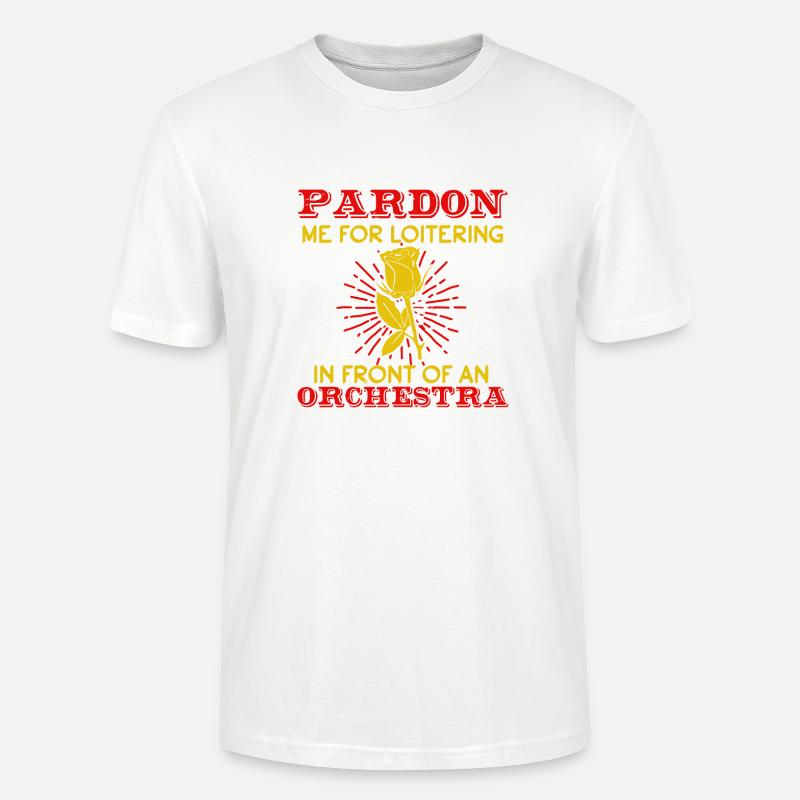 PARDONNEZ-MOI DE FLÂNER DEVANT ANARCHESTRA - T-shirt bio CRAFTER Stanley Stella Unisexe - blanc