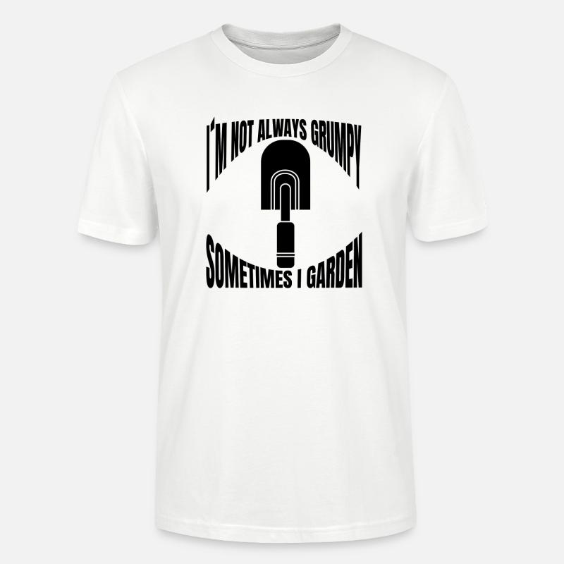 Garten Geschenk Gärtner Hobbygärtner Obstgarten - Stanley/Stella Unisex Bio-T-Shirt CRAFTER - Weiß