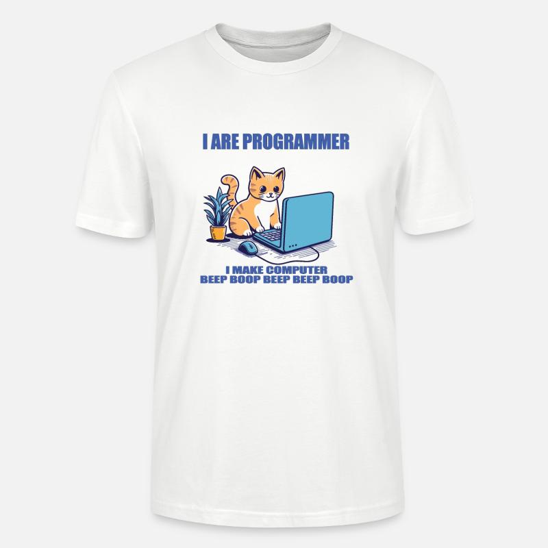 Ich bin Programmierer - Stanley/Stella Unisex Bio-T-Shirt CRAFTER - Weiß