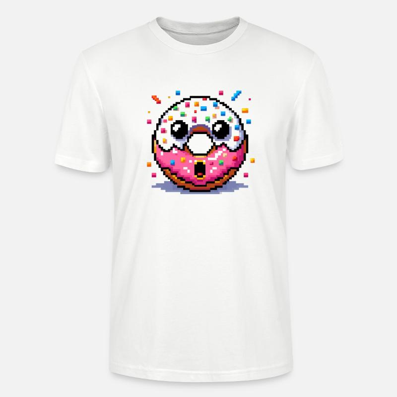 Süßer Donut - Das perfekte Geschenk - Stanley/Stella Unisex Bio-T-Shirt CRAFTER - Weiß