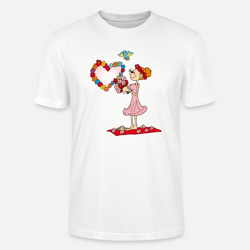 Mädchenkranz bei Hochzeit - Stanley/Stella Unisex Bio-T-Shirt CRAFTER - Weiß
