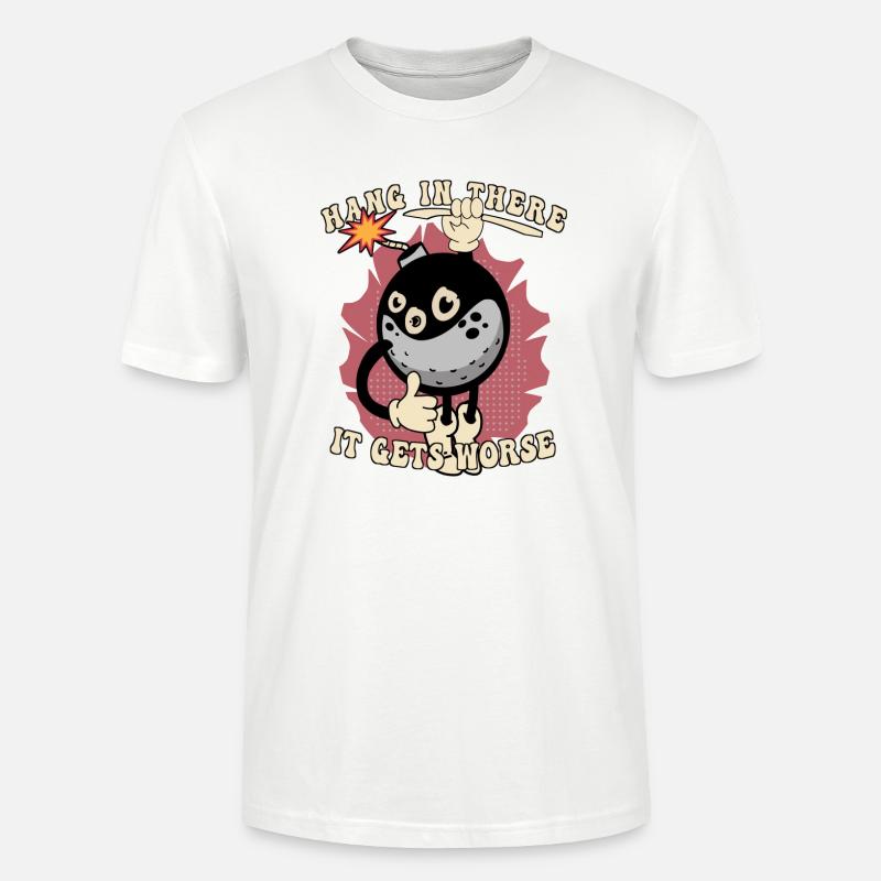 Persévérant - T-shirt bio CRAFTER Stanley Stella Unisexe - blanc