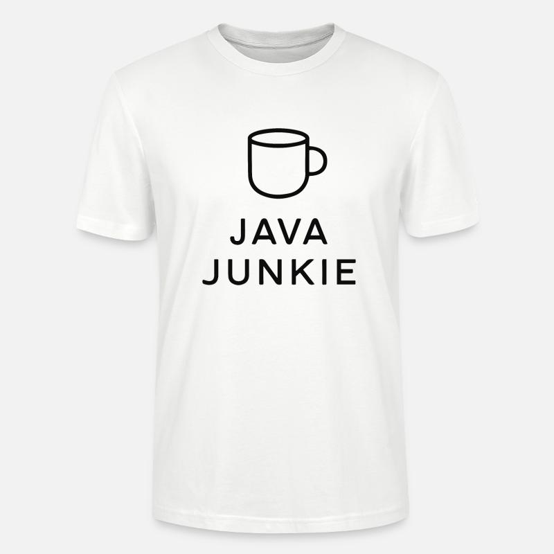 JAVA JUNKIE - T-shirt bio CRAFTER Stanley Stella Unisexe - blanc