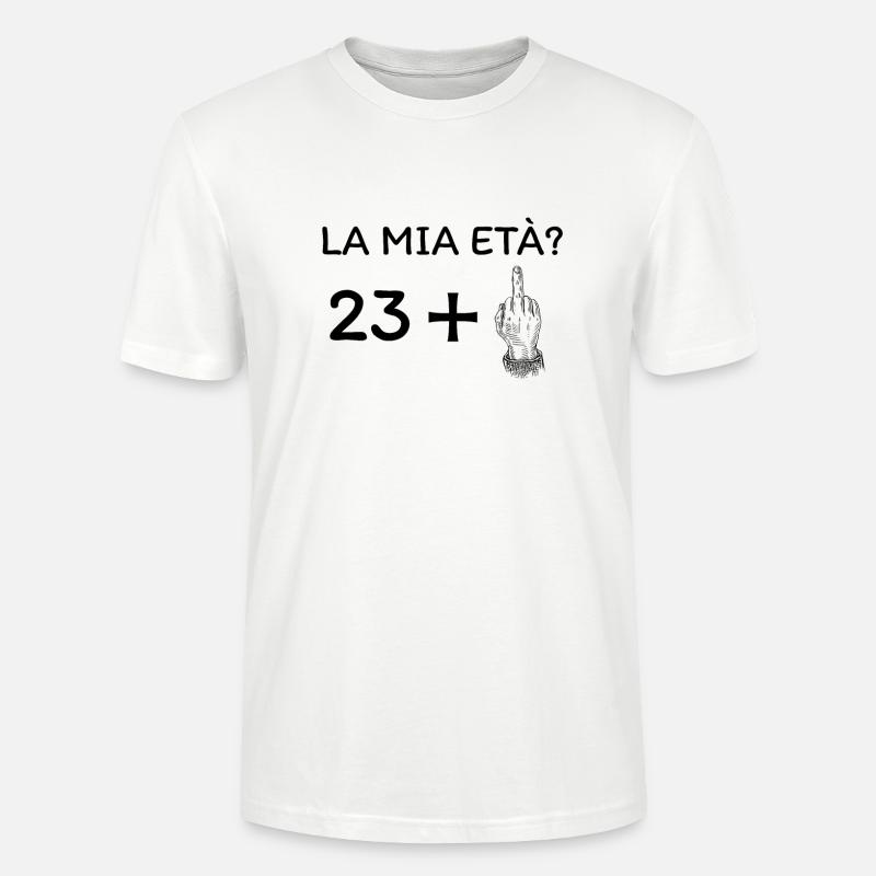 Mon âge 24 ans - T-shirt bio CRAFTER Stanley Stella Unisexe - blanc