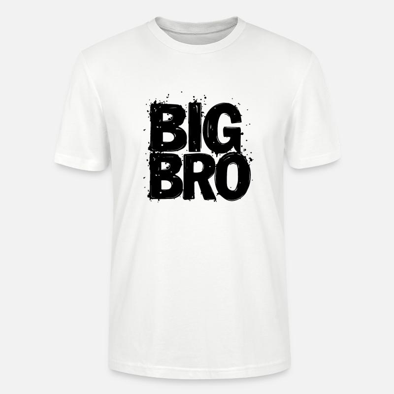 GROSSER BRUDER - Stanley/Stella Unisex Bio-T-Shirt CRAFTER - Weiß