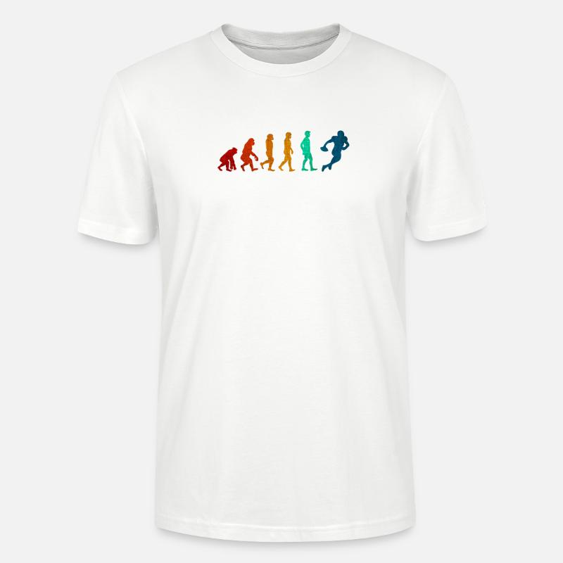 Fußball-evolution - Stanley/Stella Unisex Bio-T-Shirt CRAFTER - Weiß