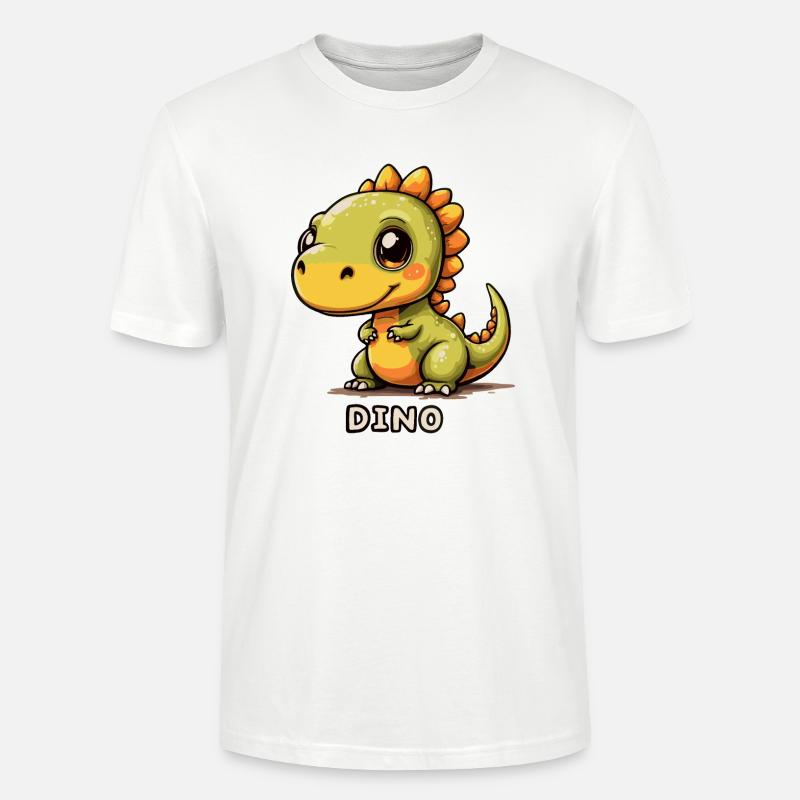 DINOSAURIER - Stanley/Stella Unisex Bio-T-Shirt CRAFTER - Weiß