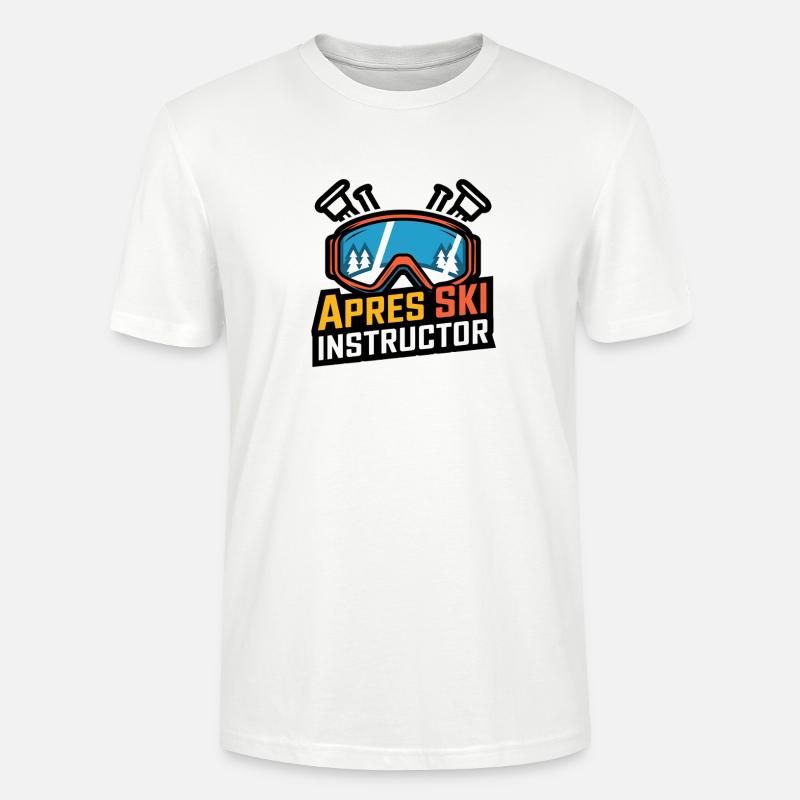 Apres Ski Instructor - Stanley/Stella Unisex Bio-T-Shirt CRAFTER - Weiß