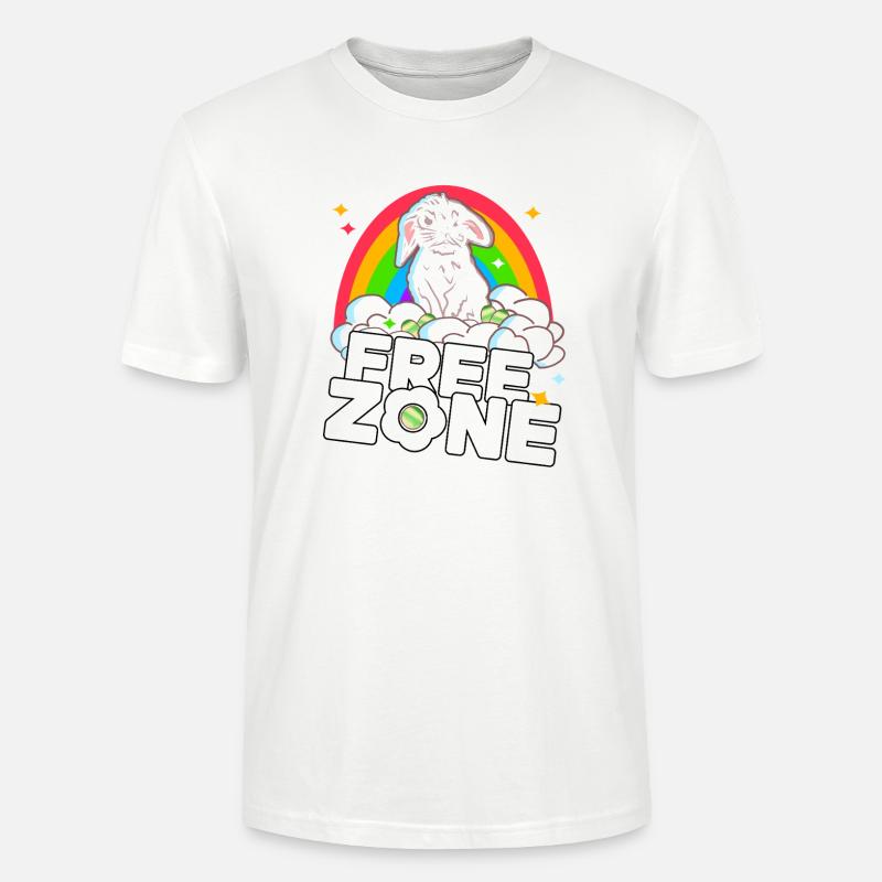 Zone Libre de Pâques - T-shirt bio CRAFTER Stanley Stella Unisexe - blanc