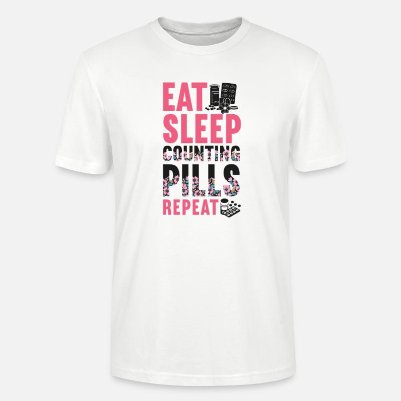 Pharmacy Tech Technician - Stanley/Stella Unisex Bio-T-Shirt CRAFTER - Weiß