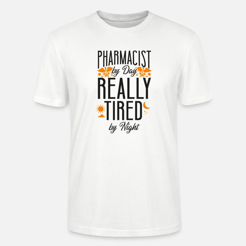 Pharmacy Tech Technician - Stanley/Stella Unisex Bio-T-Shirt CRAFTER - Weiß