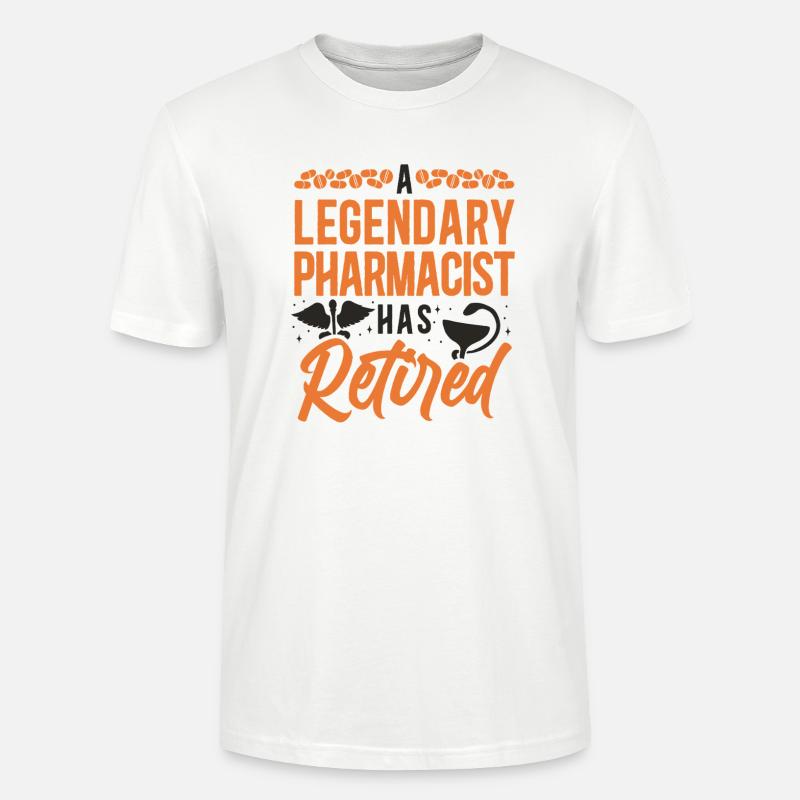 Pharmacy Tech Technician - Stanley/Stella CRAFTER Unisex Organic T-Shirt - white