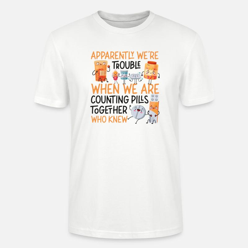 Pharmacy Tech Technician - Stanley/Stella Unisex Bio-T-Shirt CRAFTER - Weiß