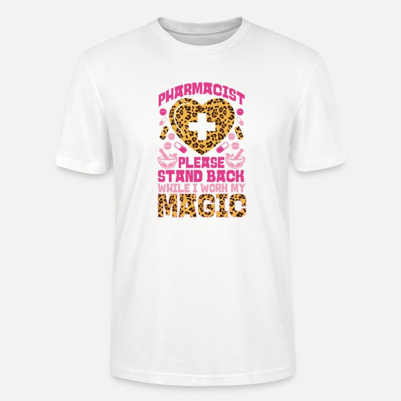 Pharmacy Tech Technician - Stanley/Stella Unisex Bio-T-Shirt CRAFTER - Weiß