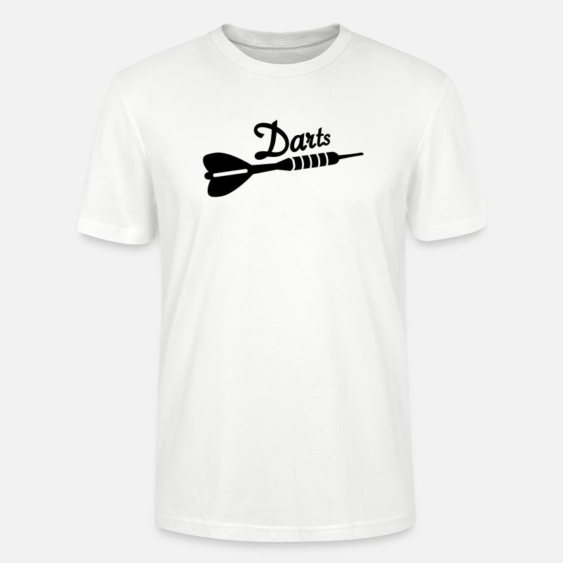 Jeu de fléchettes - T-shirt bio CRAFTER Stanley Stella Unisexe - blanc