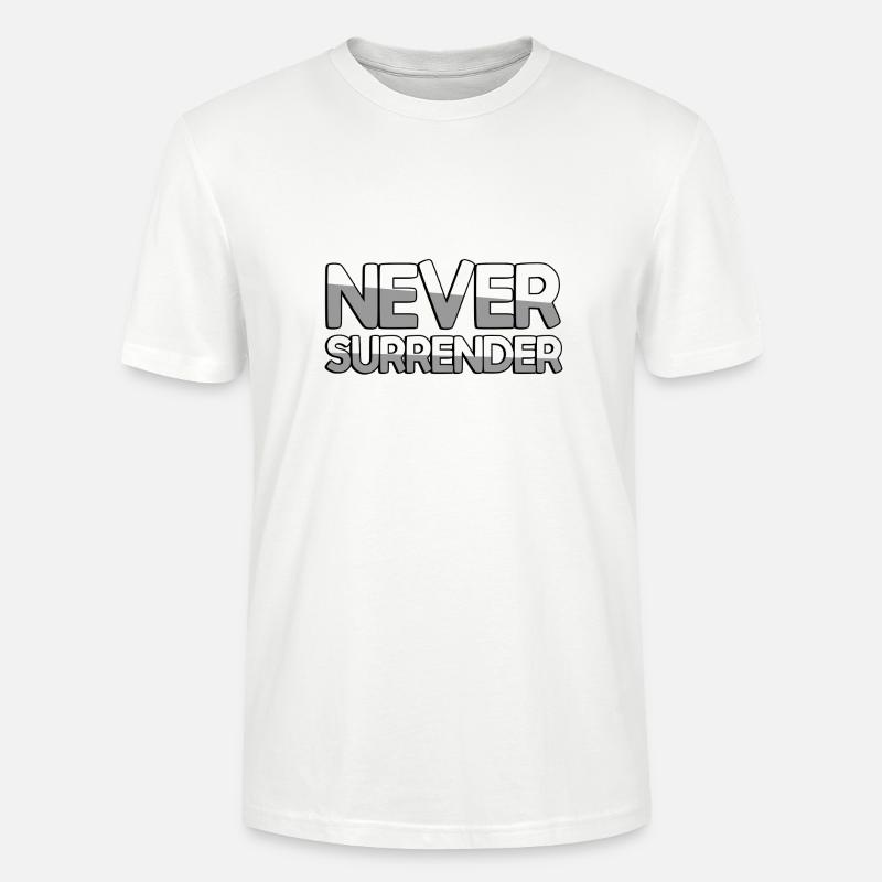 NEVER SURRENDER - Gaming - Stanley/Stella Unisex Bio-T-Shirt CRAFTER - Weiß