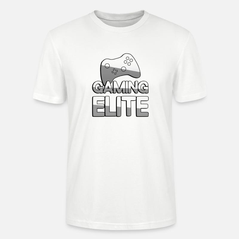 GAMING ELITE + Controller - Gaming - Stanley/Stella Unisex Bio-T-Shirt CRAFTER - Weiß