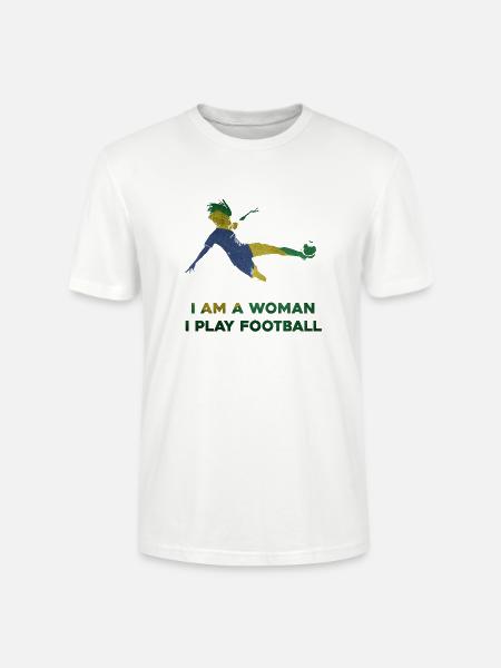 Frauenfußball - Stanley/Stella Unisex Bio-T-Shirt CRAFTER - Weiß