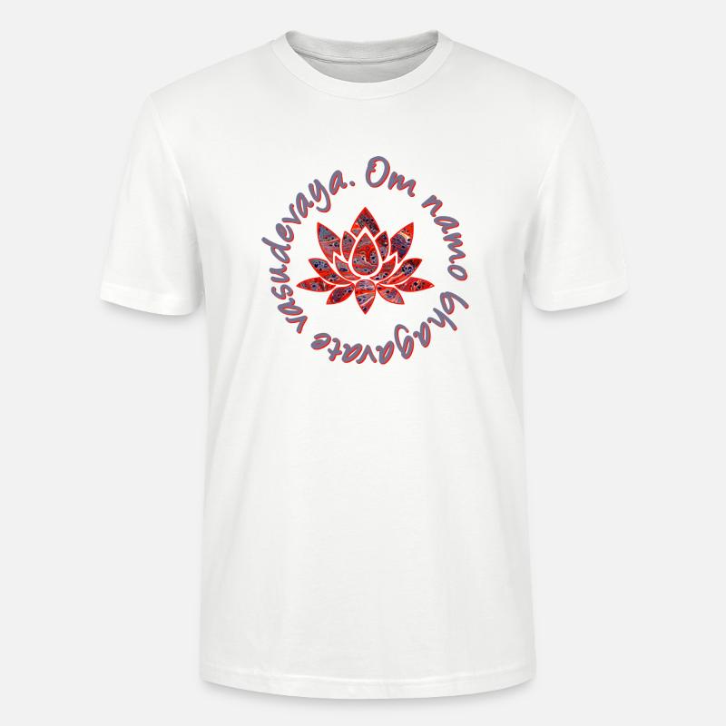 om namo bhagavate e 261 - T-shirt bio CRAFTER Stanley Stella Unisexe - blanc