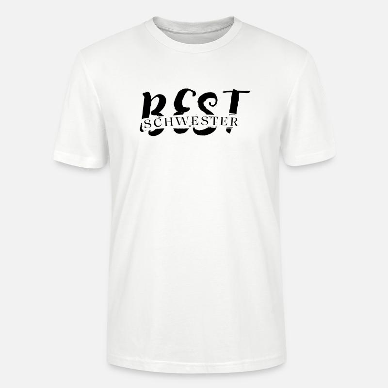 beste schwester - Stanley/Stella Unisex Bio-T-Shirt CRAFTER - Weiß