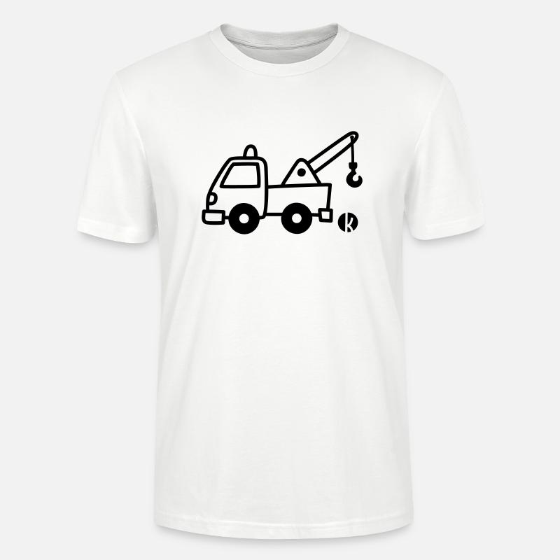 Abschlepper - Stanley/Stella Unisex Bio-T-Shirt CRAFTER - Weiß