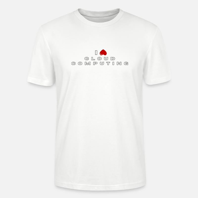 I hate Cloud computing - Stanley/Stella CRAFTER Unisex Organic T-Shirt - white