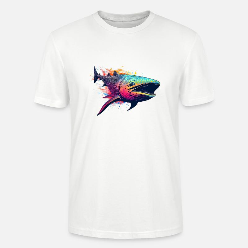 Walhai - Stanley/Stella Unisex Bio-T-Shirt CRAFTER - Weiß