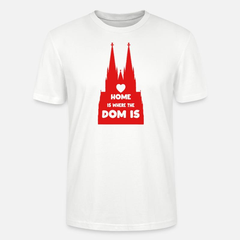 Kölner Dom - Stanley/Stella Unisex Bio-T-Shirt CRAFTER - Weiß