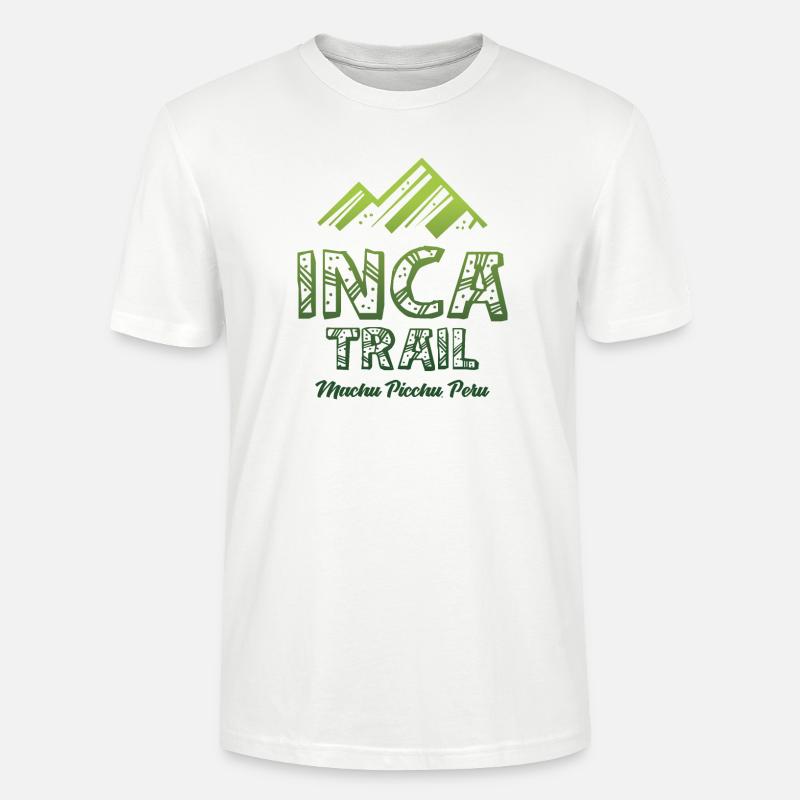 Inca Sentier - Machu Picchu - Pérou - T-shirt bio CRAFTER Stanley Stella Unisexe - blanc