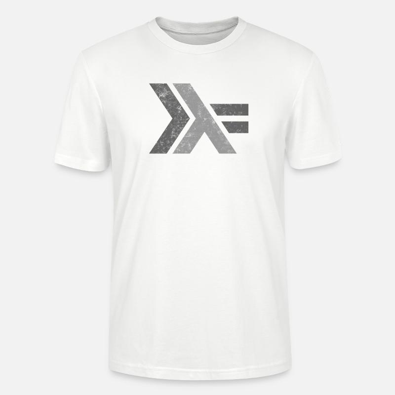 Haskell Programmiersprache Logo Design - Stanley/Stella Unisex Bio-T-Shirt CRAFTER - Weiß