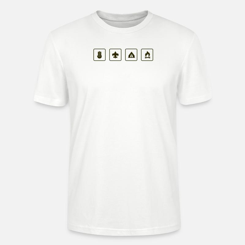 Pfadfinder - Stanley/Stella Unisex Bio-T-Shirt CRAFTER - Weiß