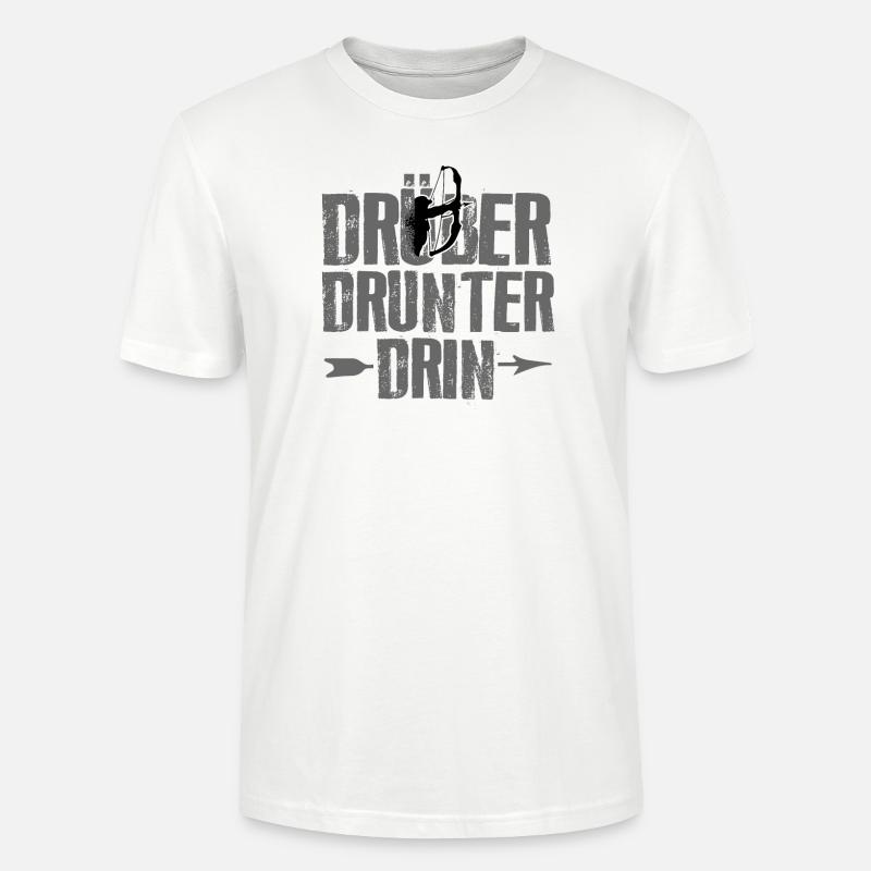 Bogenschießen - Stanley/Stella Unisex Bio-T-Shirt CRAFTER - Weiß