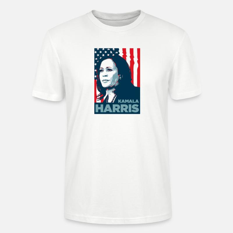 Kamala Harris - Stanley/Stella Unisex Bio-T-Shirt CRAFTER - Weiß