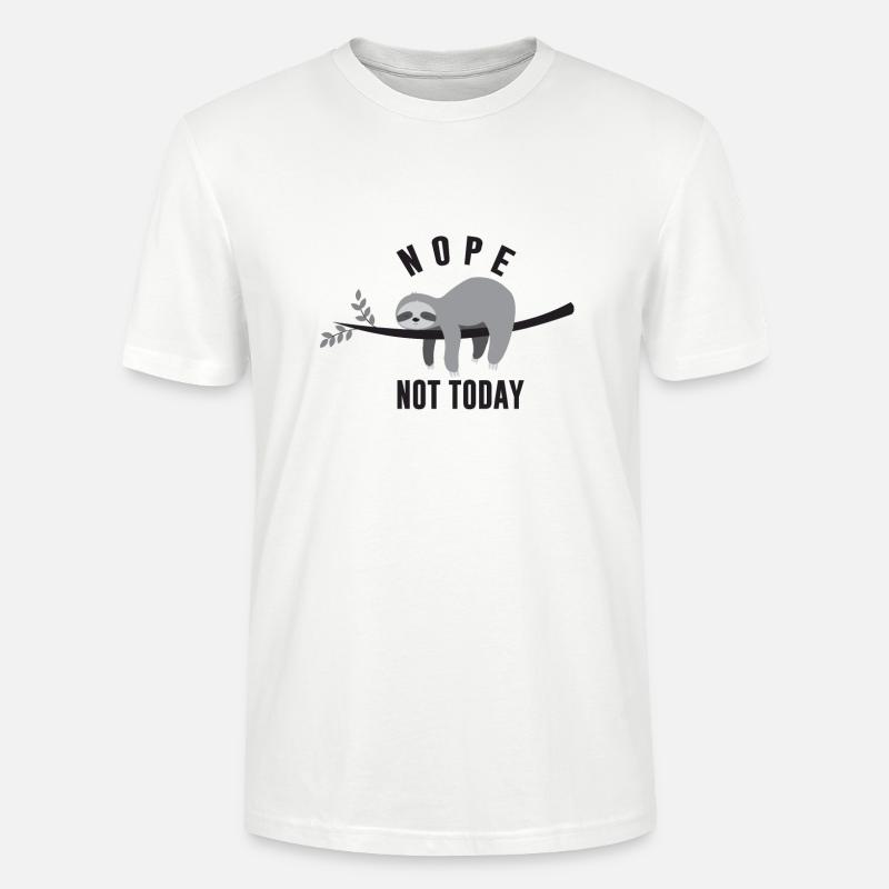 Sloth - Stanley/Stella Unisex Bio-T-Shirt CRAFTER - Weiß