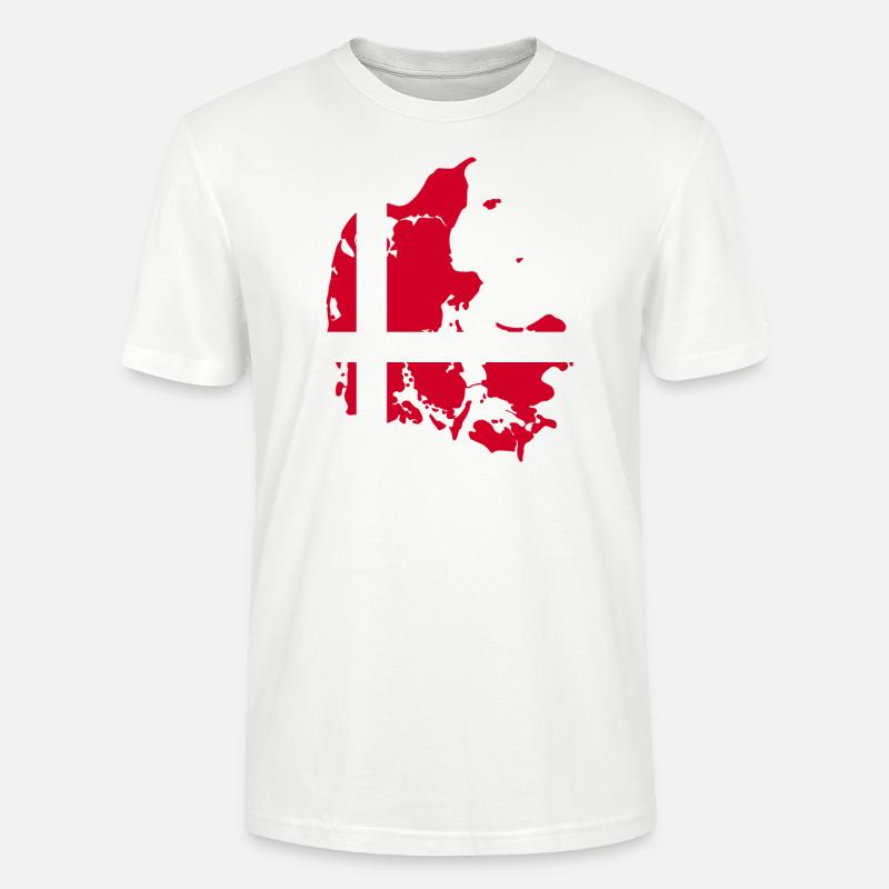 Don Danemark Nord disant - T-shirt bio CRAFTER Stanley Stella Unisexe - blanc