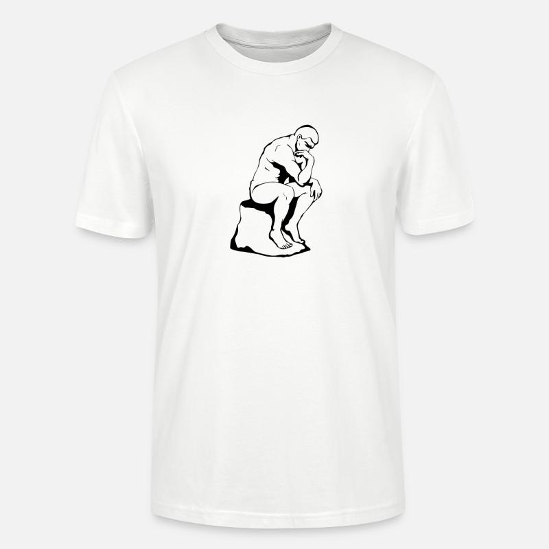 Philosopher Thinker - Stanley/Stella CRAFTER Unisex Organic T-Shirt - white