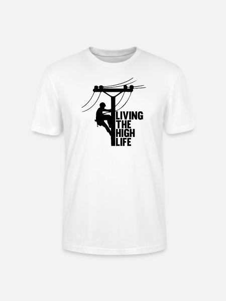 The high life - Stanley/Stella CRAFTER Unisex Organic T-Shirt - white