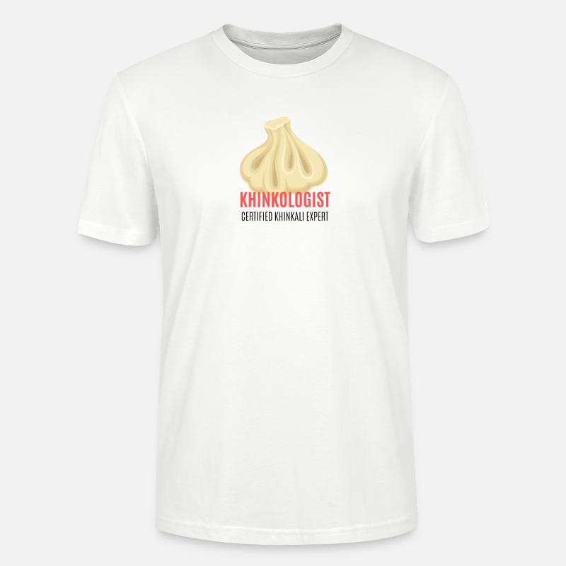 KHINKALI ZERTIFIZIERTER EXPERTE - Stanley/Stella Unisex Bio-T-Shirt CRAFTER - Weiß