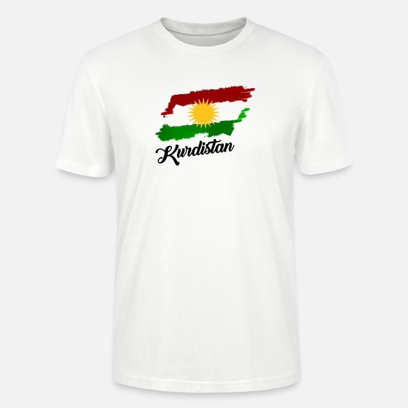 Kurde Kurdistan Biji Kurdistan - Stanley/Stella Unisex Bio-T-Shirt CRAFTER - Weiß