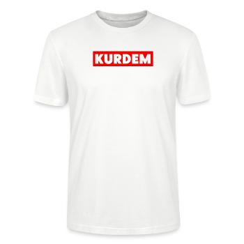 Kurde Kurdistan Biji Kurdistan - Stanley/Stella Unisex Bio-T-Shirt CRAFTER - Weiß - Vorne - Alina (178cm) & Michal (187cm)