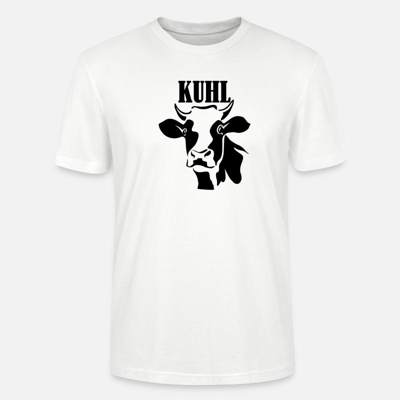 Kuhl Bauer Feld Traktor Landleben Geschenk - Stanley/Stella Unisex Bio-T-Shirt CRAFTER - Weiß