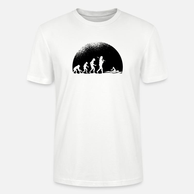 Evolution Natation - T-shirt bio CRAFTER Stanley Stella Unisexe - blanc