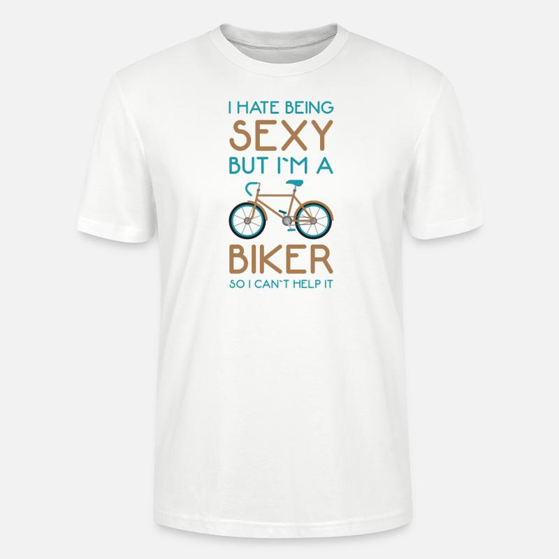 Fahrrad - Stanley/Stella Unisex Bio-T-Shirt CRAFTER - Weiß