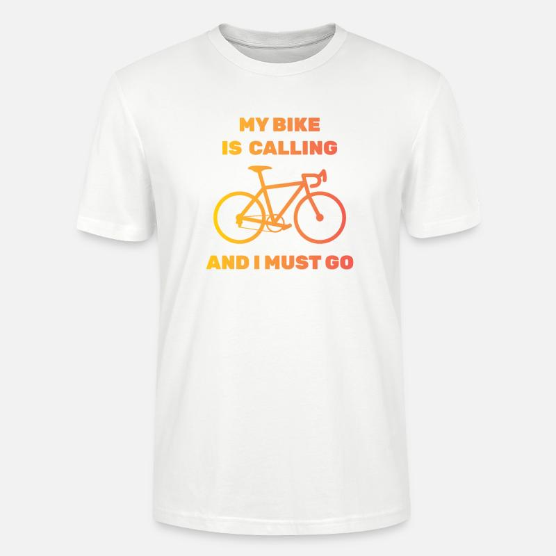 Fahrrad - Stanley/Stella Unisex Bio-T-Shirt CRAFTER - Weiß
