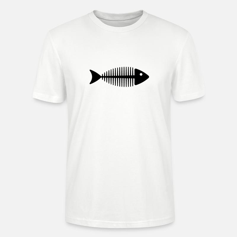Fisch - Stanley/Stella Unisex Bio-T-Shirt CRAFTER - Weiß