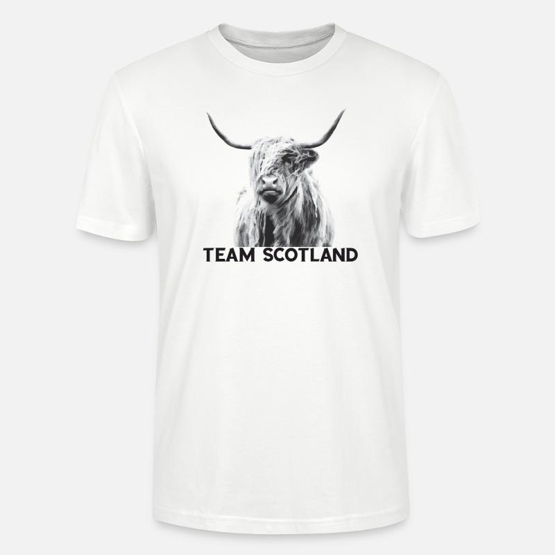 Scotland - Stanley/Stella CRAFTER Unisex Organic T-Shirt - white