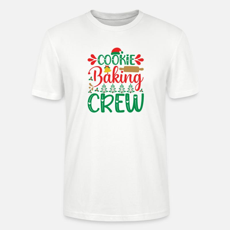 Weihnachtsplätzchen - Stanley/Stella Unisex Bio-T-Shirt CRAFTER - Weiß